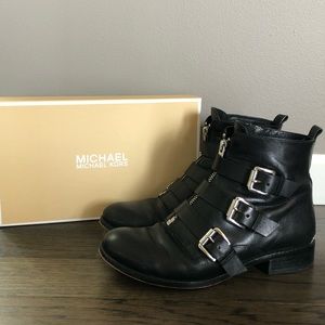 Michael Kors Buckle Booties